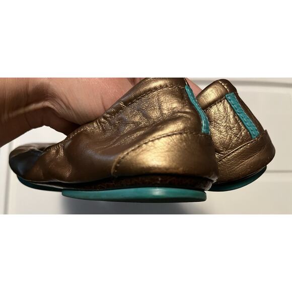 Tieks by Gavrieli Womens Size 8 Gold Leather Foldable Ballet Flats See Pictures - Picture 3 of 13